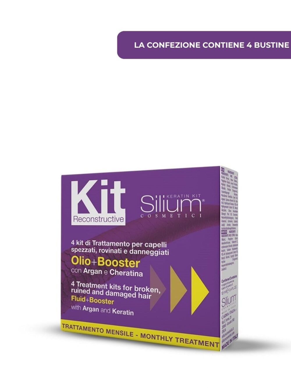 Box 4 Kit Reconstructive Cheratina & Argan